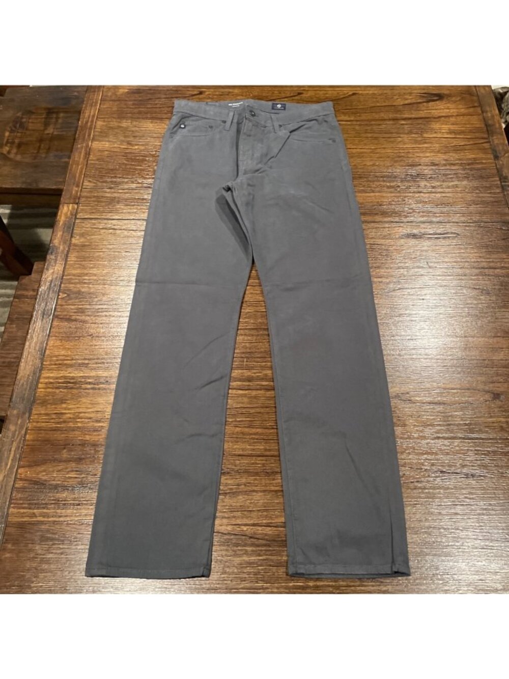 AG Graduate Tailored Pant 32x33 SUD Charcoal Gray Office Stretch Trouser Work